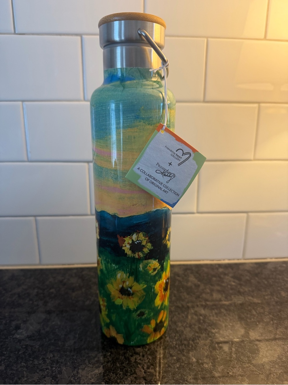 Primitives by Kathy Stainless Steel Insulated Water Bottle, 25 oz, NWT